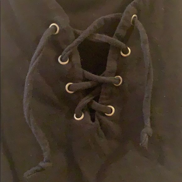 Full Tilt corset tie front crop top - Picture 3 of 3